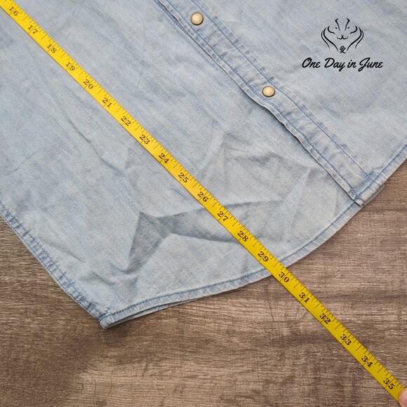 Mutual Weave Snap Front Top Size M - Picture 4 of 5